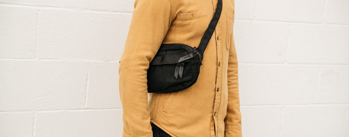 Canyon Crossbody Pack - Onyx (Waxed Canvas) – Tanner Goods