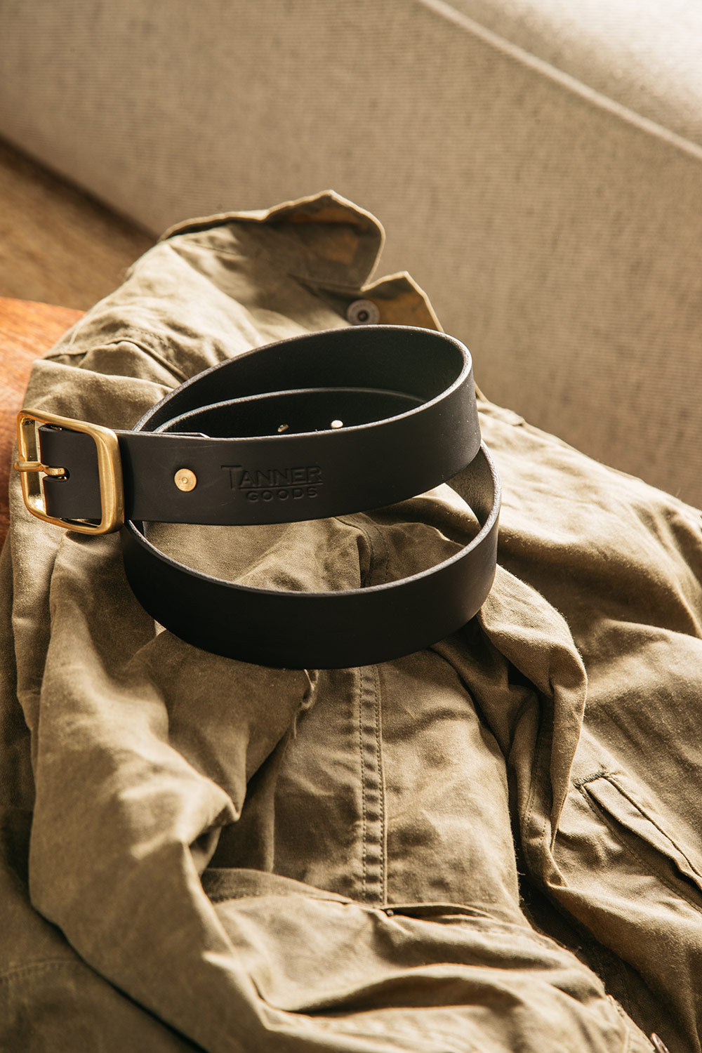 Standard Belt in | Goods Black Made - USA Tanner | the