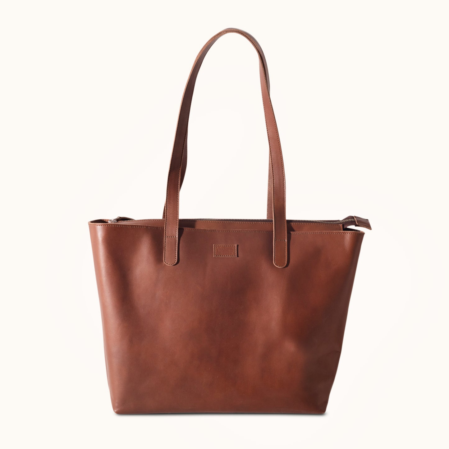 Leather Shopper Tote