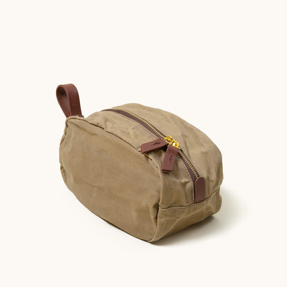 Drifter Dopp Kit - Utility Tan (Waxed Canvas)