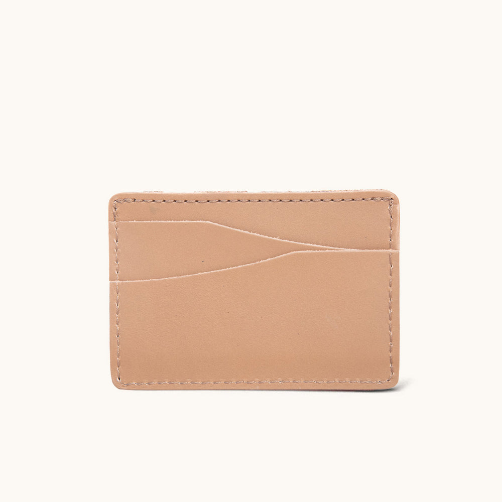Leather Mens Wallet: Vegetable Tan Billfold Wallet | Wallets KMM & Co. No