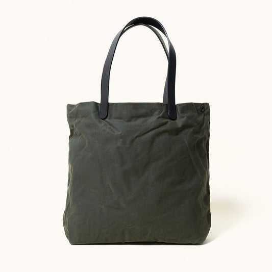 Simple Tote - Juniper Green (Waxed Canvas)