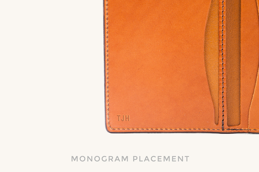 Monogrammed Leather Wallets